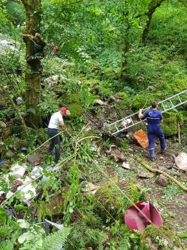 Sanacija črnega odlagališča – Banova jama 057